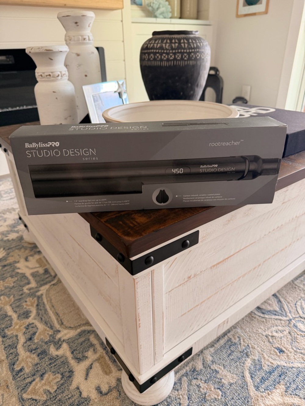 BaBylissPRO Studio Design Root Reacher Hair Tool in Black and Gray